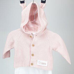 LONG SLEEVE BABY KNIT CARDIGAN SWEATER-NEWBORN | GIRL